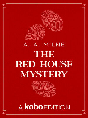cover image of The Red House Mystery